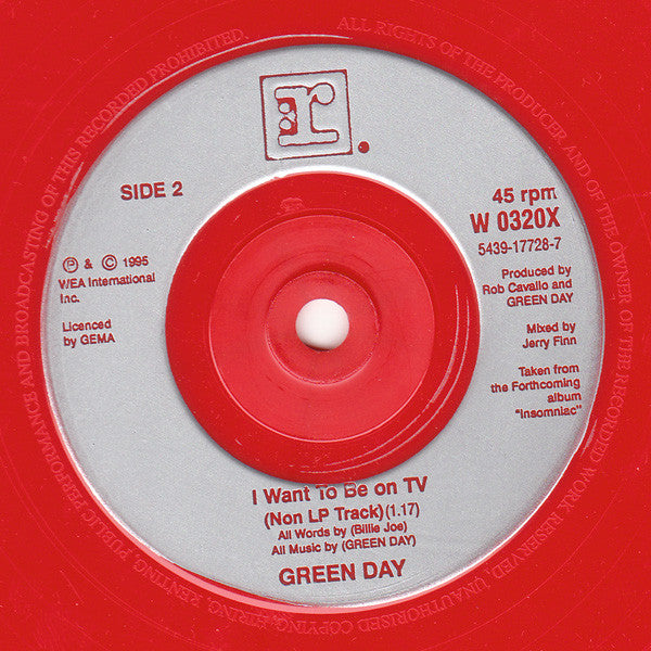 Green Day : Geek Stink Breath (7", Single, Ltd, Red)