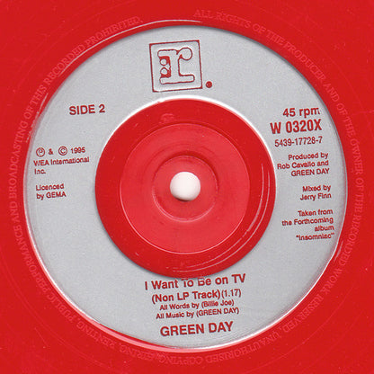Green Day : Geek Stink Breath (7", Single, Ltd, Red)