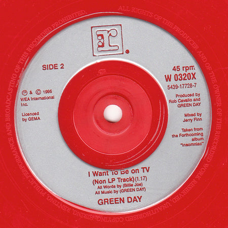 Green Day : Geek Stink Breath (7", Single, Ltd, Red)