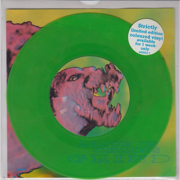 Alice In Chains : Grind (7", Single, Ltd, Num, Gre)