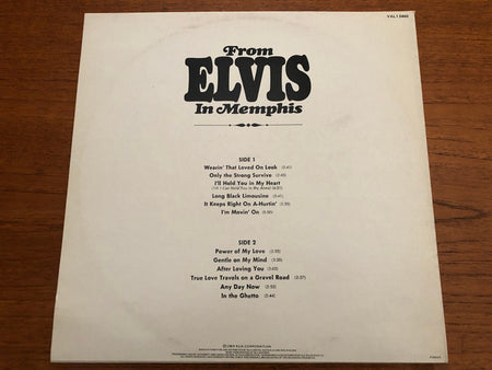 Elvis Presley : From Elvis In Memphis (LP, Album, RE)