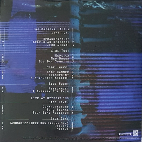 Fear Factory : Demanufacture (2xLP, Album, RE, Blu + LP, Blu + Dlx, Ltd, RM, 25t)