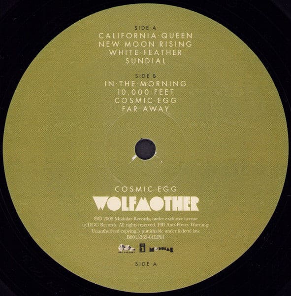 Wolfmother : Cosmic Egg (2xLP, Album, 180)