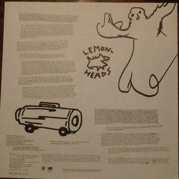 The Lemonheads : Car Button Cloth (LP, Album)