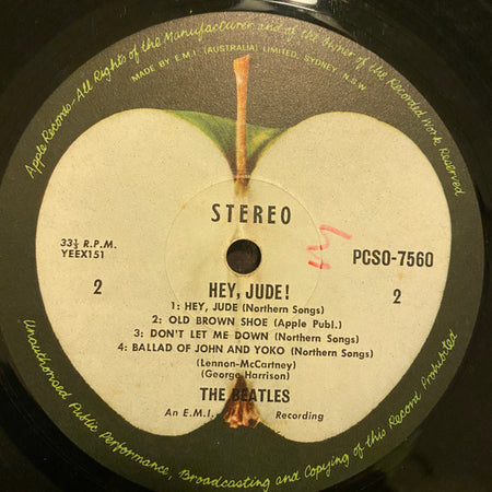 The Beatles : Hey Jude (LP, Comp)