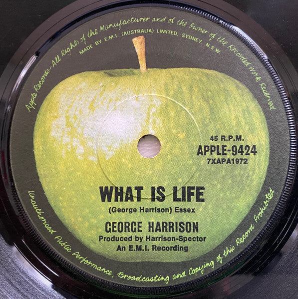 George Harrison : What Is Life (7", Single)