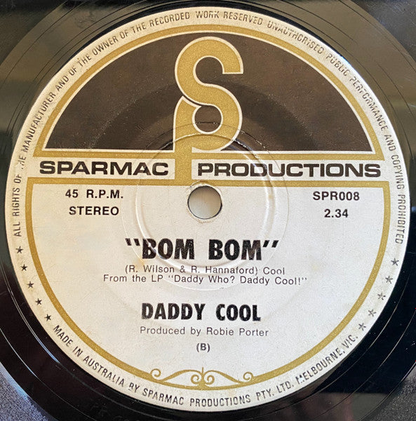 Daddy Cool (5) : Eagle Rock (7", Single)