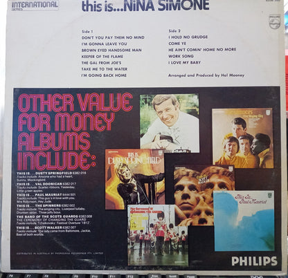 Nina Simone : This Is... (LP, Album, RE)