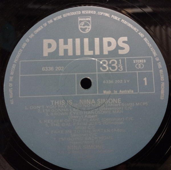 Nina Simone : This Is... (LP, Album, RE)