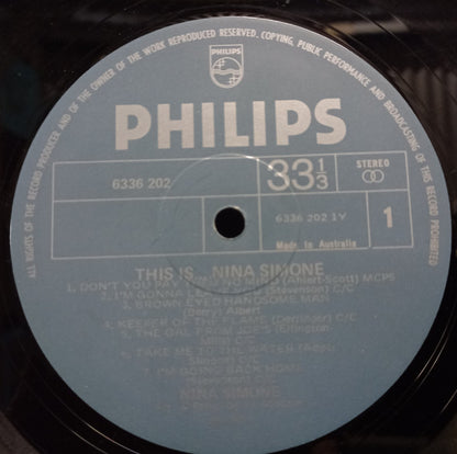 Nina Simone : This Is... (LP, Album, RE)