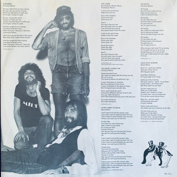 Fleetwood Mac : Rumours (LP, Album, RP, Tex)