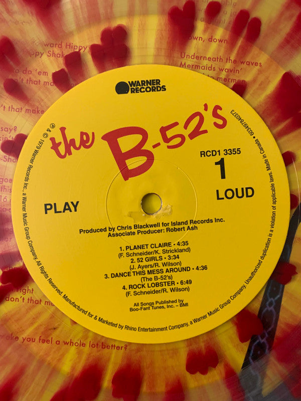The B-52's : The B-52's (LP, Album, Ltd, RE, Cle)