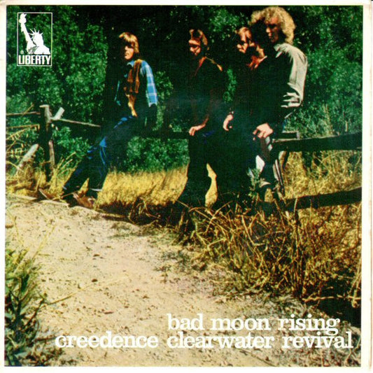 Creedence Clearwater Revival : Bad Moon Rising (7", EP, Fir)