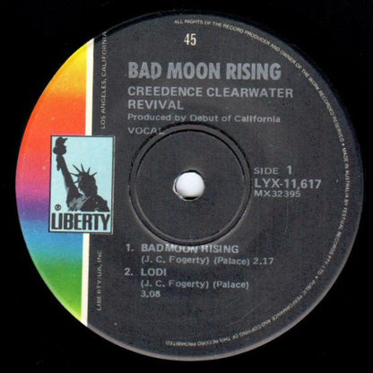 Creedence Clearwater Revival : Bad Moon Rising (7", EP, Fir)