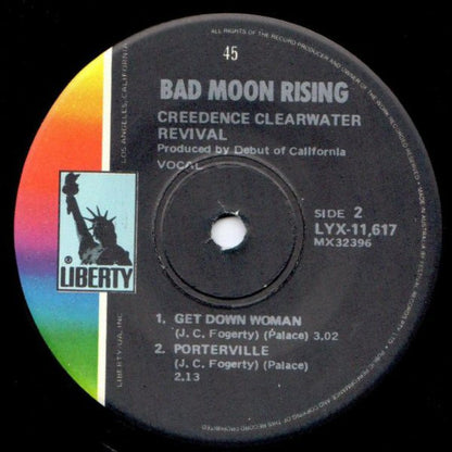 Creedence Clearwater Revival : Bad Moon Rising (7", EP, Fir)