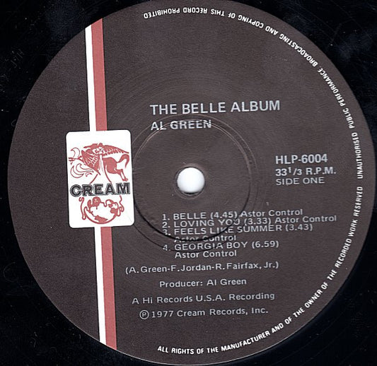 Al Green : The Belle Album (LP, Album)