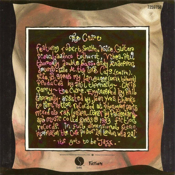 The Cure : The Love Cats (7", Single, Pic)