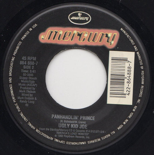 Ugly Kid Joe : Cats In The Cradle / Panhandlin' Prince (7")