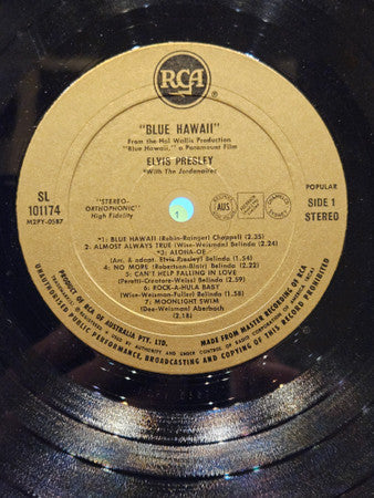 Elvis Presley : Blue Hawaii (LP, Album)