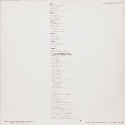 George Harrison : All Things Must Pass (3xLP, Album, Gat)