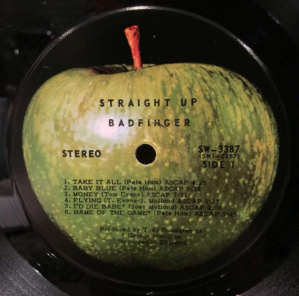 Badfinger : Straight Up (LP, Album)