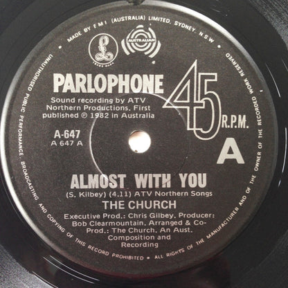 The Church : Almost With You (7", Single, Fla)