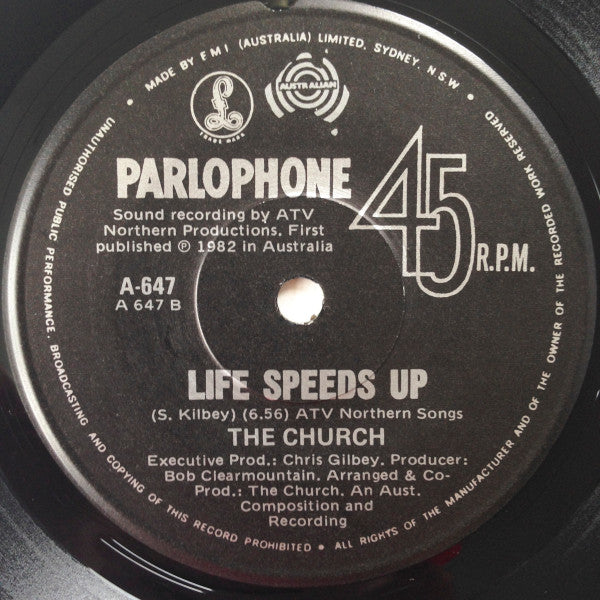 The Church : Almost With You (7", Single, Fla)
