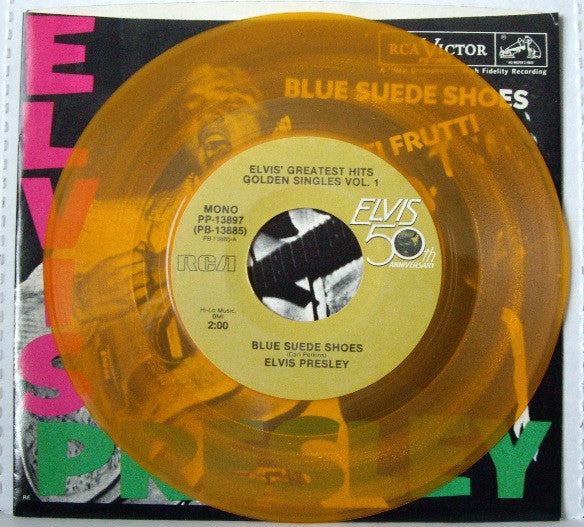 Elvis Presley : Elvis' Greatest Hits - Golden Singles Vol. I (7", Single, Mono, Styrene + 7", Single, Mono, Styr)