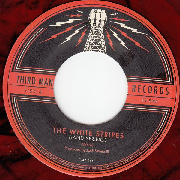 The White Stripes : Hand Springs (7", RSD, Ltd, Red)