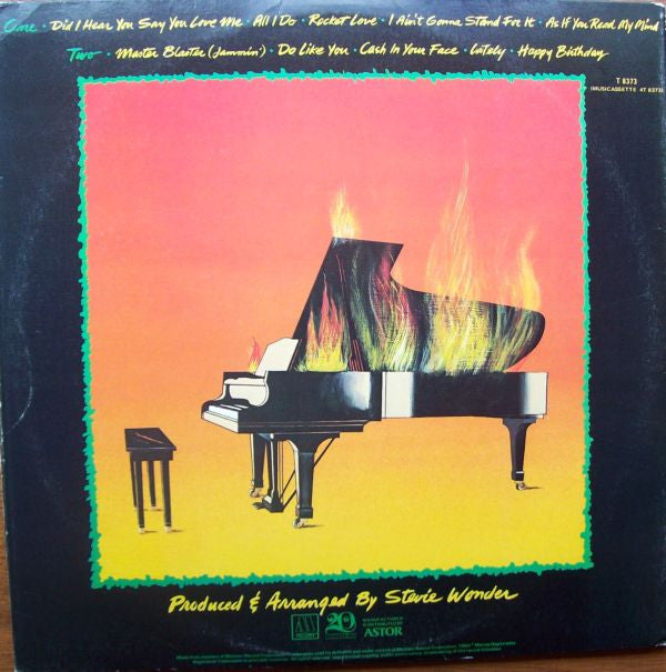 Stevie Wonder : Hotter Than July (LP, Album, Gat)