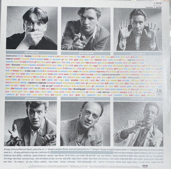 Squeeze (2) : Babylon And On (LP, Album)