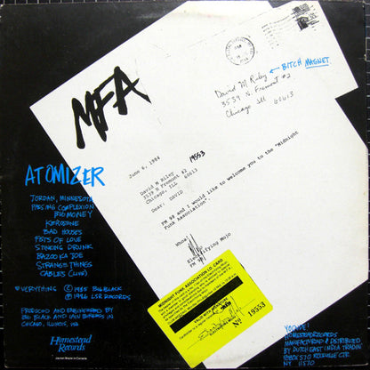 Big Black : Atomizer (LP, Album)