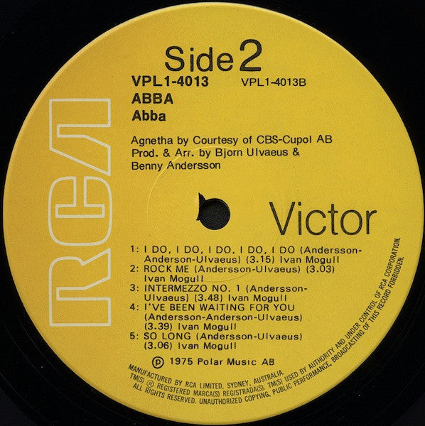 ABBA : ABBA (LP, Album, Yel)