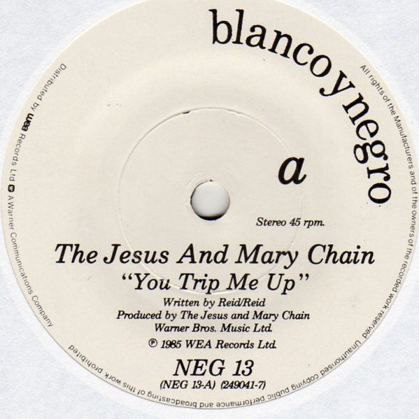The Jesus And Mary Chain : You Trip Me Up (7", Single)