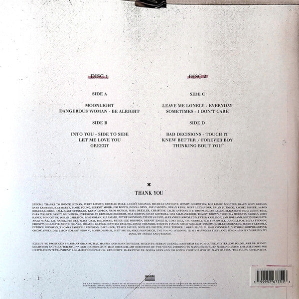 Ariana Grande : Dangerous Woman (2xLP, Album, RE, Pin)