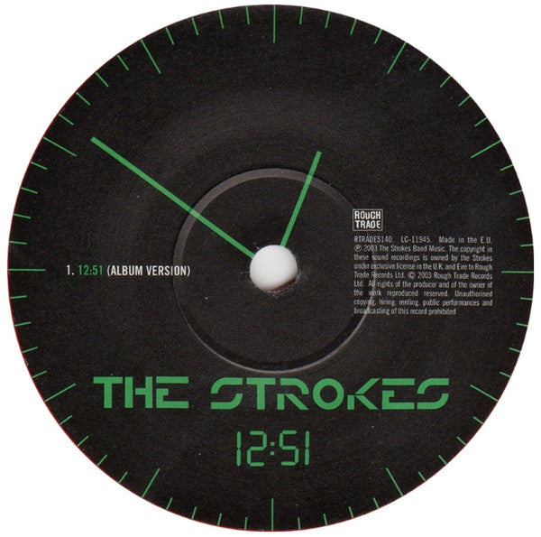 The Strokes : 12:51 (7", Single, Red)
