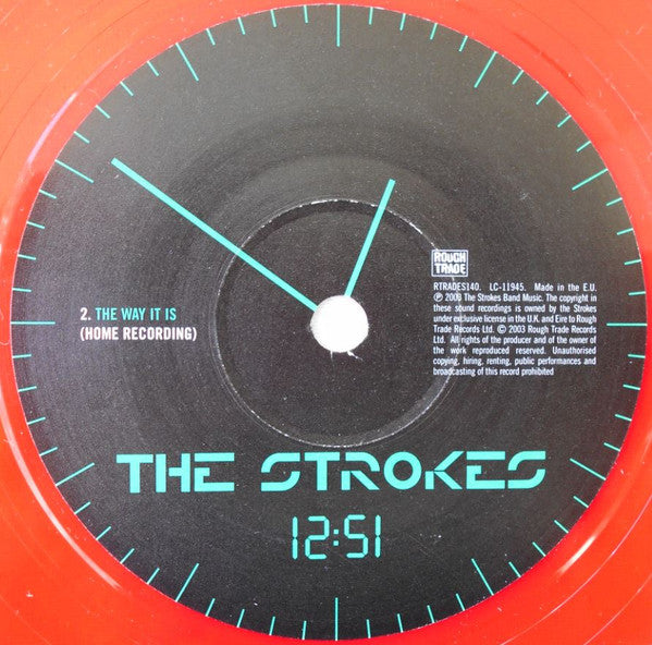 The Strokes : 12:51 (7", Single, Red)