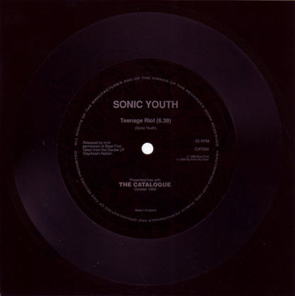 Sonic Youth : Teenage Riot (Flexi, 7", Shape, S/Sided)