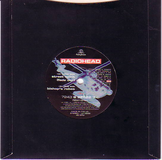Radiohead : Street Spirit (Fade Out) (7", Single, Ltd, Whi)