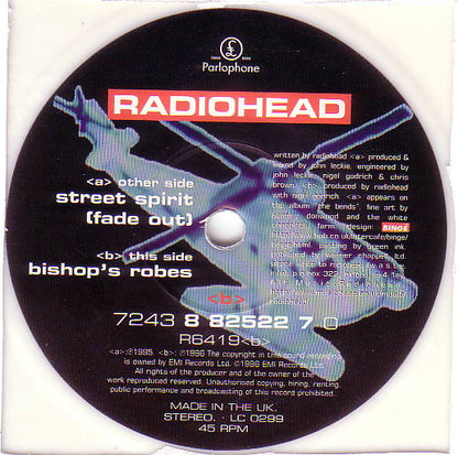 Radiohead : Street Spirit (Fade Out) (7", Single, Ltd, Whi)