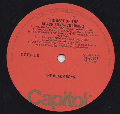 The Beach Boys : The Best Of The Beach Boys Volume 2 (LP, Comp, RE, RP)