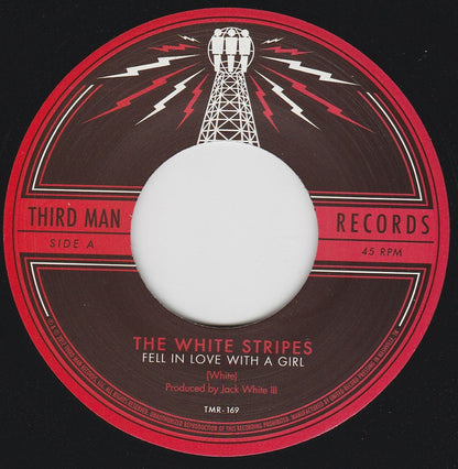 The White Stripes : Fell In Love With A Girl (7", Single, RE)