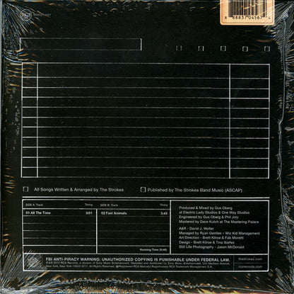 The Strokes : All The Time (7", Single, Ltd)