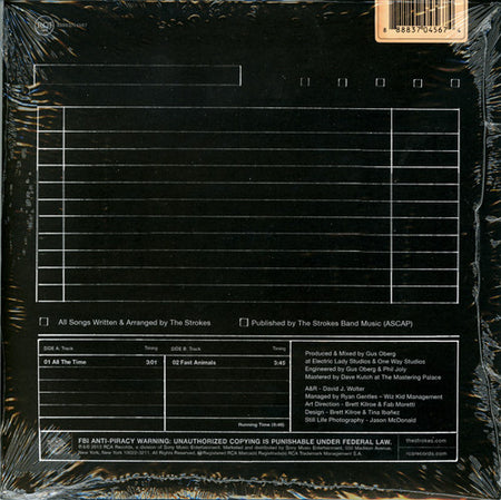 The Strokes : All The Time (7", Single, Ltd)