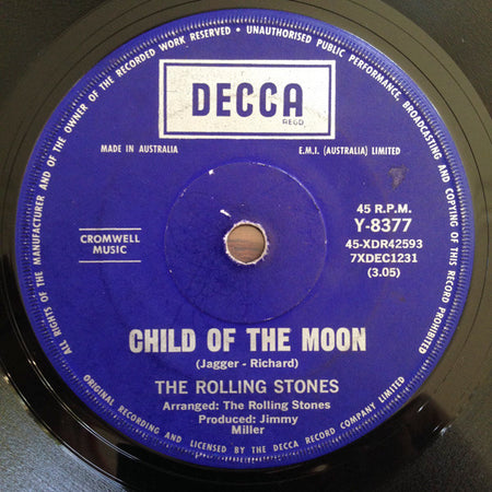 The Rolling Stones : Jumpin' Jack Flash (7", Mono)