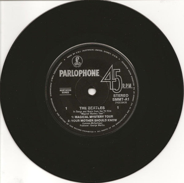 The Beatles : Magical Mystery Tour (2x7", EP)