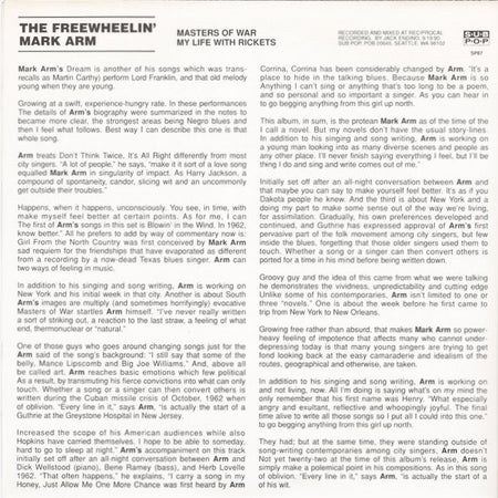 Mark Arm : The Freewheelin' Mark Arm (7", Single, Min)