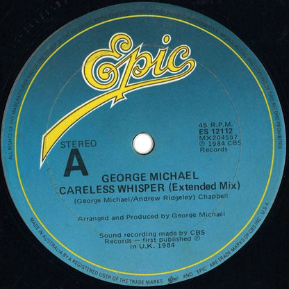 George Michael : Careless Whisper (12")