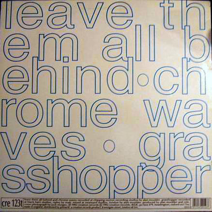 Ride : Leave Them All Behind (12", Single)