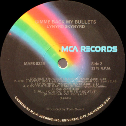 Lynyrd Skynyrd : Gimme Back My Bullets (LP, Album)